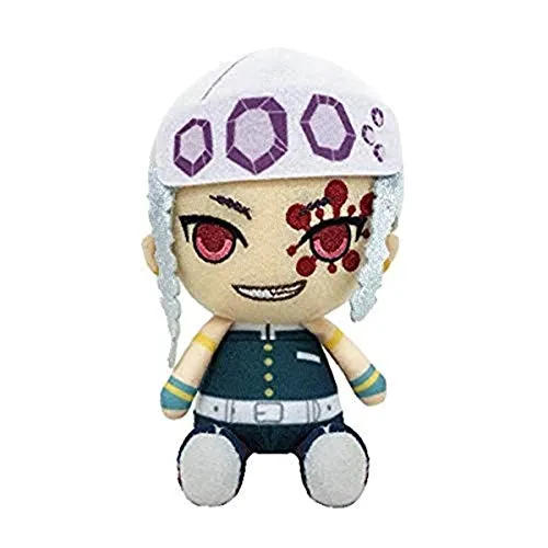 Bandai Demon Slayer Kimetsu no Yaiba Chibi Plüschfigur, 15 cm, Sunrise (Tengen Uzui)