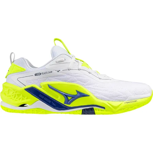 Mizuno Handballschuhe Wave Stealth Neo 2 – Herren, Weiß, Größe 47 - Erleben Sie optimale Stabilität und Dämpfung mit den Mizuno Wave Stealth Neo 2 Handballschuhen. Ideal für engagierte Spieler, ausgestattet mit modernster Technologie für besten Komfort und Grip.
