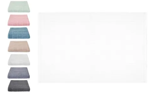 Betz Badematte Badvorleger Berlin Größe 50x70 cm Qualität 650 g/m², beidseitig nutzbar, Baumwolle, maschinenwäsche