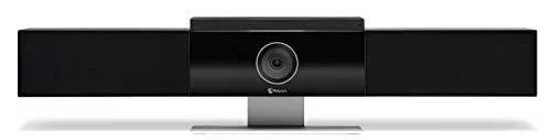 HP Poly Studio Videokonferenzsystem - 4K UHD Kamera, Mikrofon und Lautsprecher, erstklassige Audioqualität und intelligenten Blickfeld für kleine Konferenzräume