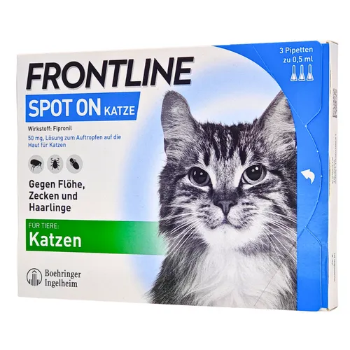 FRONTLINE Spot on für Katzen 1 x 3 St - Zecken, Flöhe, Haarlinge