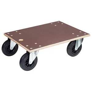 Wagner System Transportroller aus Filmsiebdruckplatte (750 kg) - Robuster Transportroller aus Filmsiebdruckplatte, ideal für schwere Lasten bis 750 kg, perfekt für Werkstätten und Transportaufgaben.