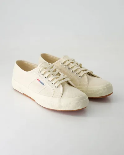Superga 2750 Cotu Classic Beige Raw-Off White EU 39 - Damen-Sneaker mit atmungsaktivem Canvas-Obermaterial, ideal für lässige Freizeit-Outfits.