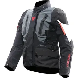 Dainese Carve Master 4 GoreTex Herren Motorrad Jacke - grau-schwarz, Größe 54 - Robuste Motorradjacke mit 7 Taschen, atmungsaktiven und wasserfesten Eigenschaften. Ideal für Touring, bietet optimalen Schutz und Komfort in allen Jahreszeiten.