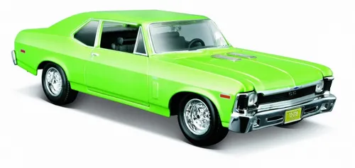 Composite model Chevy Nova SS 1970 green 1:24 Maisto 090159312628