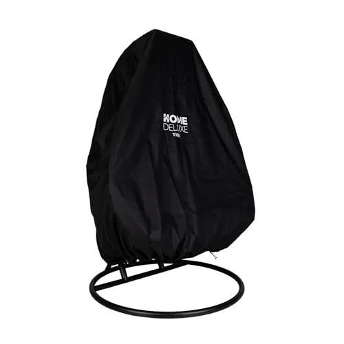 HOME DELUXE Gartenmöbel-Schutzhülle TWIN, ⌀ 232 cm - Sitzgruppen-Schutzhüllen, schützt Ihre Gartenmöbel vor Regen und Schmutz mit robuster Oxford Polyester Qualität in elegantem Schwarz.