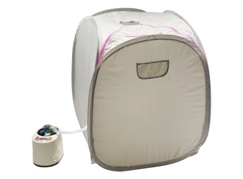 Produktbild Casativo Saunazelt Mobile Sauna & Dampfbad 1000W Zuhause-Wellnessoase Fernbedienung&Timer, Personen: 1 (1 tlg), 1.000 W Leistung, 8 Min. Aufwärmzeit, 1,5 l Tank & Timer 1–99 Min.