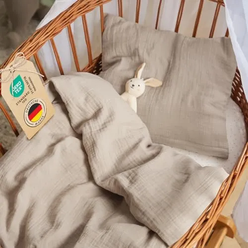 Laleni Kinderbettwäsche in beige von Laleni