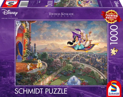 Puzzle 1000 T. Kinkade Disney Aladdin