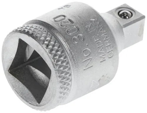 Gedore 3020 6236280 Steckschlüssel-Reduzierstück 1/4 Zoll Antrieb 3/8