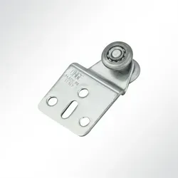 Laufrolle Führungsrollen Laufwagen verzinkt für Laufschiene 25x19mm - Zweirädrige Doppelrolle mit Kugellager für unsere Laufschiene 25x19mm. Ideal für die flexible Bewegung von Planen und Toren. Belastung bis 15kg, verzinktes Material für Langlebigkeit.