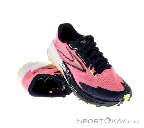 Brooks Catamount 3 Damen Traillaufschuhe - Pink/Rosa - Größe 6,5 - Laufschuhe für Damen, ideal für Trailrunning mit optimaler Dämpfung und griffiger Sohle für beste Performance auf unebenem Gelände.