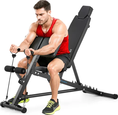 Gymtek® Hantelbank, Fitnessbank, Trainingsbank, Schrägbank