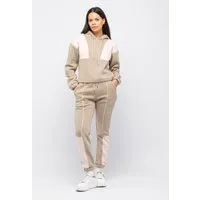 Tom Barron Moderner Damen-Trainingsanzug-Set mit halbem Reißverschluss - Stylischer, zweifarbiger Trainingsanzug für Damen, ideal für Sport und Freizeit. Bequem und funktional, perfekt für aktive Tage.