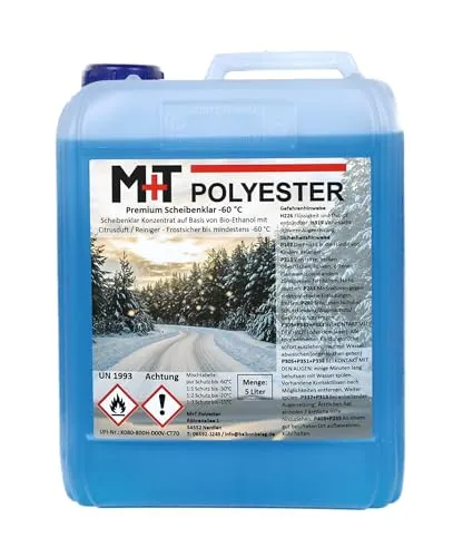 Scheibenfrostschutz Ernst Eisfrei Klare Sicht - Frostschutzkonzentrat bis -60 Grad, 5L - Eisschutzfolien: Hochwirksamer Frostschutz bis -60 Grad für klare Sicht und Sicherheit im Winter, ideal für alle Fahrzeuge.