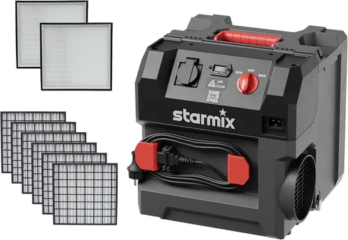 starmix Aeroxx 750 Luftreiniger für Baustellen in schwarz von Starmix
