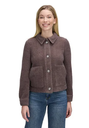 Cartoon Jackenblazer 38 EU - Kurzarm Blazerjacke in Dark Almond - Funktionsjacken, stylischer Kurzblazer aus 82 % Polyester, ideal für modische Akzente im Alltag.