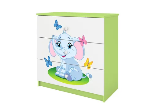 Raumhirsch Furniture Kinderregal mit Tiermotiven in grün von Raumhirsch Furniture