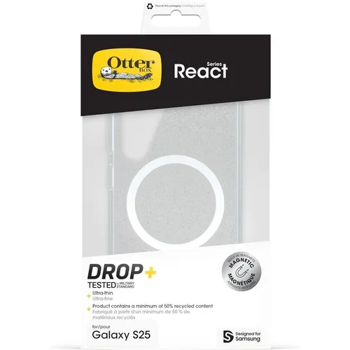 Otterbox React Series Hülle für Samsung Galaxy S25 - Stardust - NEU