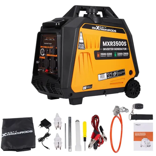 MaXpeedingrods Dual Fuel Inverter Generator 3500W