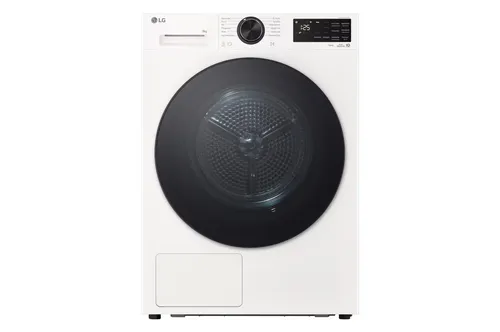 LG Wärmepumpentrockner RT90X7 mit Knitterschutz - Der LG Wärmepumpentrockner RT90X7 bietet 9 kg Fassungsvermögen und innovative Funktionen wie ein Knitterschutzsystem und WLAN-Steuerung für bequemen Einsatz und Pflege.