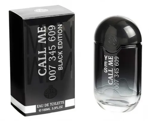 Call Me Black Edition 007 345 609 for Men Eau de Toilette 100ml