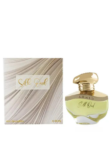 Ahmed Al Maghribi Silk Oud - Eau De Parfum 60 ml - Eau de Cologne mit luxuriösem Silk Oud, ideal für einen eleganten Duft, der Schönheit und Gesundheit vereint.