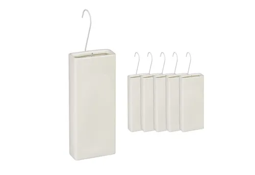 relaxdays Luftbefeuchter Heizkörper 6er Set, Creme