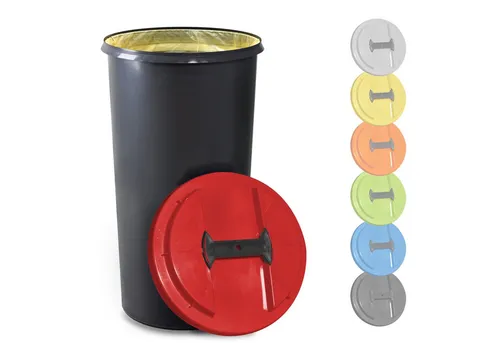 KUEFA BSC 60L Mülleimer in rot von KUEFA