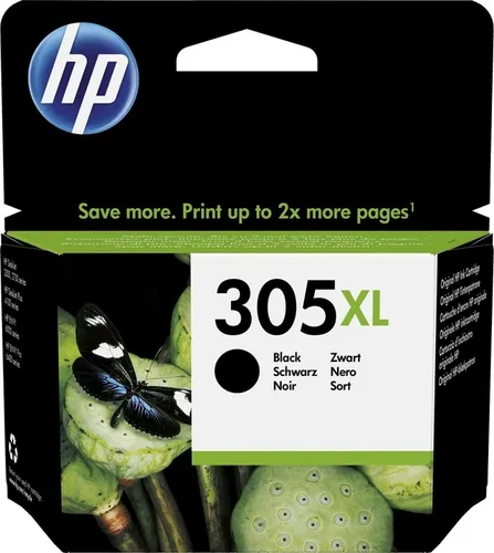 HP Original Tintenpatrone 305XL - 4 ml, schwarz, hochwertige Ausdrucke mit Original Herstellerqualität für diverse HP DeskJet Modelle
