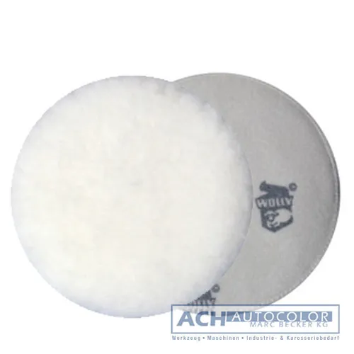 ROTWEISS Lammfell 155mm Polierscheibe Polierpad Polierfell Klett 8655