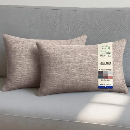 Zierkissen Braun von Selfitex