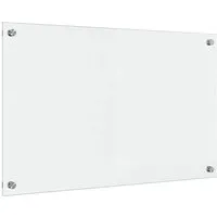 vidaXL Küchenrückwand Transparent 80 x 50 cm aus gehärtetem Glas - Küchenrückwand aus Sicherheitsglas, hitzebeständig und pflegeleicht – ideal für moderne Küchen und einfach zu installieren.