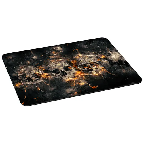 Mauspad XL Gaming Design Mousepad rutschfest, Skulls Schädel Totenkopf Knochen
