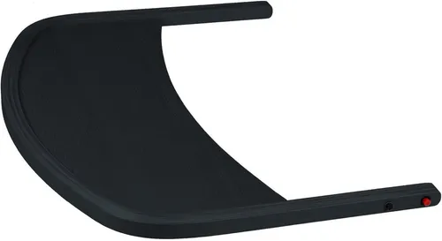BabyGo Hochstuhltablett Wooden Table, Black - Praktisches Tablett für Hochstühle, passend für babyGO Modelle der Serien Family, Family XL und Step. Stilvolles Design trifft auf hohe Funktionalität.