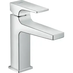 hansgrohe Metropol 100 Waschtischarmatur - Waschtischarmatur mit ComfortZone 100 für Handwaschbecken, ideal für platzsparende Bäder, bietet eine Durchflussmenge von 5 l/min und einstellbare Temperaturbegrenzung.