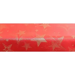 texpot Tischdecke Tischwäsche Sternzauber Winter Weihnachten Webware (1-tlg) rot rechteckig | 130 cm x 225 cm