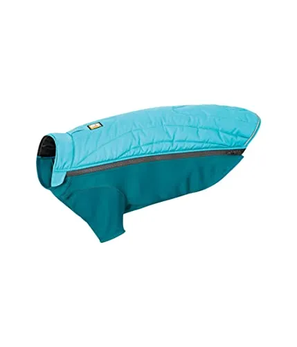 Ruffwear Powder Hound Hundemantel XL - Blue Atoll - Robuster Hundemantel für kalte Tage, perfekt für aktive Hunde. Schützt zuverlässig vor Kälte und Nässe, ideal für Outdoor-Abenteuer.
