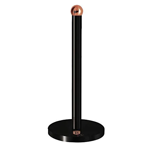 Berlinger Haus Black Rose Collection Küche Rollhalter BH/1737 schwarz/Rosegold Edelstahl 18/8