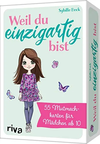 Mutmachkarten für Mädchen: 55 inspirierende Karten für Selbstbewusstsein - Hörbücher mit 55 Mutmachkarten für Mädchen ab 10, ideal für mehr Selbstvertrauen und innere Stärke. Perfektes Geschenk für Tochter, Nichte oder Enkelin.