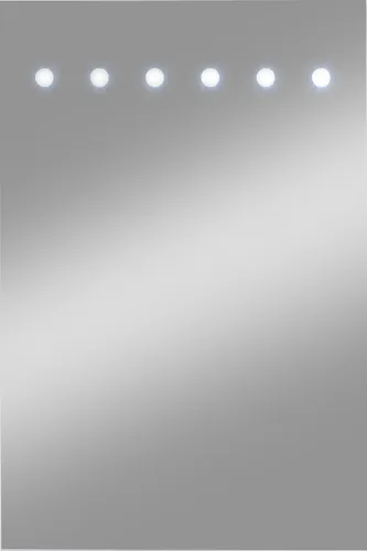 LED Lichtspiegel Sunlight 40 x 60 - Badezimmerspiegel mit integrierter Beleuchtung für idealen Komfort und modernes Design, rechteckig und in stilvollem Beige.