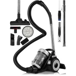 MalTec 2L Zyklonsauger mit HEPA-Filtern – 12-in-1 Bodenstaubsauger