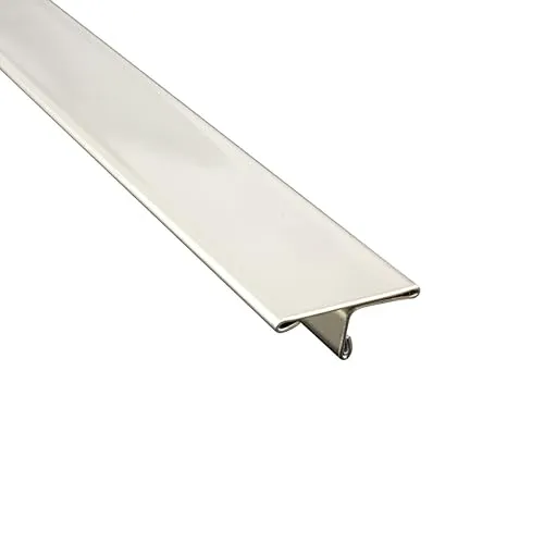 T-Profil Edelstahl Schiene Übergangsprofil V2A L250cm 25mm glänzend