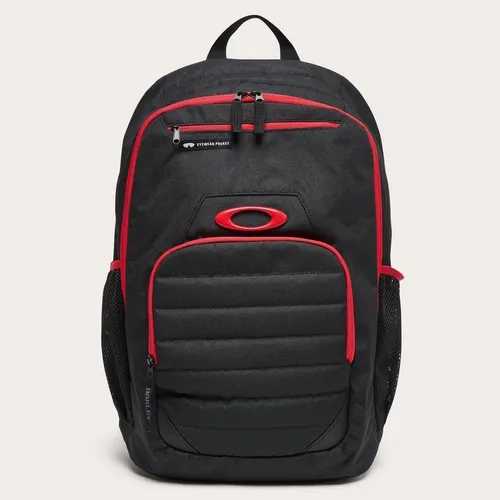 Oakley Enduro 25LT 4.0 Rucksack schwarz/rot - Daypacks und Businessrucksäcke, wasserabweisend mit gepolsterten Fächern für Laptop und Tablet, ideal für Alltag und Freizeit.