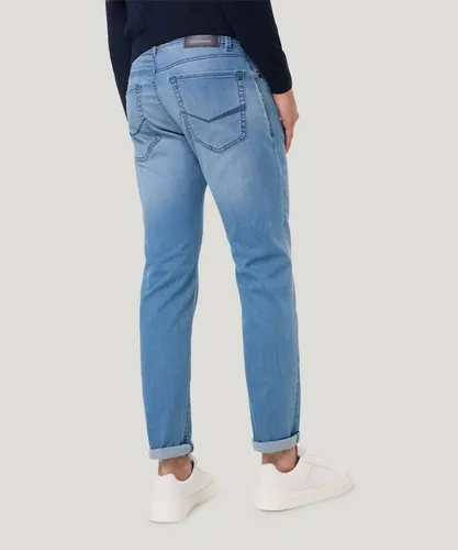 Pierre Cardin 5-Pocket-Jeans PC-Lyon blau 40 32 - Jeans in light blue used Optik, aus hochwertigem Material für optimalen Tragekomfort, ideal für lässige Outfits.