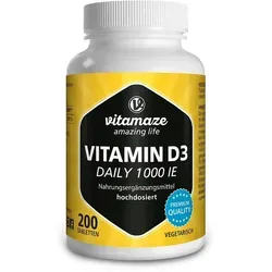 Vitamin D3 1.000 I.e. daily vegetarisch Tabletten