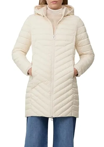 s.Oliver Steppmantel im Slim Fit mit abnehmbarer Kapuze - Funktionsjacke im Slim Fit, ideal für stilbewusste Frauen. Der wärmende Mantel bietet eine abnehmbare Kapuze und ist pflegeleicht, perfekt für den Alltag.