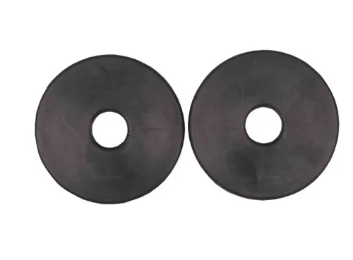 Kerbl Gummi - Gebissscheiben, Gummischeiben, Pony schwarz, 7 cm, 2 Stück (1Paar)