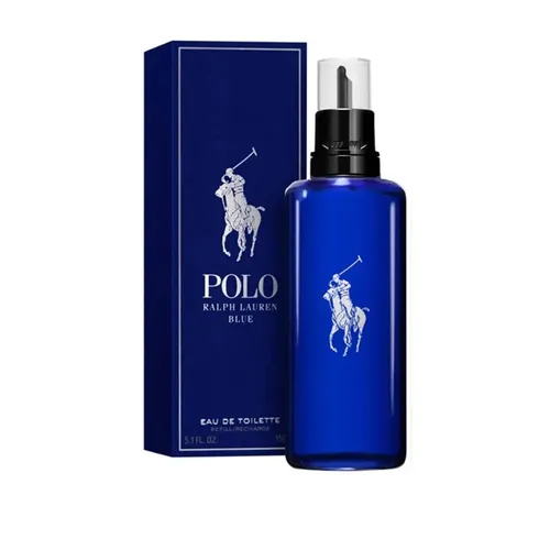 Ralph Lauren Polo Blue Nachfüllung EdT 150 ml - Männerparfum, erfrischender Duft mit Noten von Melone und Basilikum, ideal für aktive Männer und den täglichen Gebrauch.