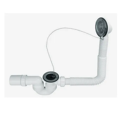 Produktbild Mcalpine Badewannen Ablaufgarnitur SP-HC30-EX mit Stopfen & Kette